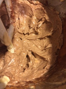 Conscious Cakes, Cinnamon Butter cream frosting in process
